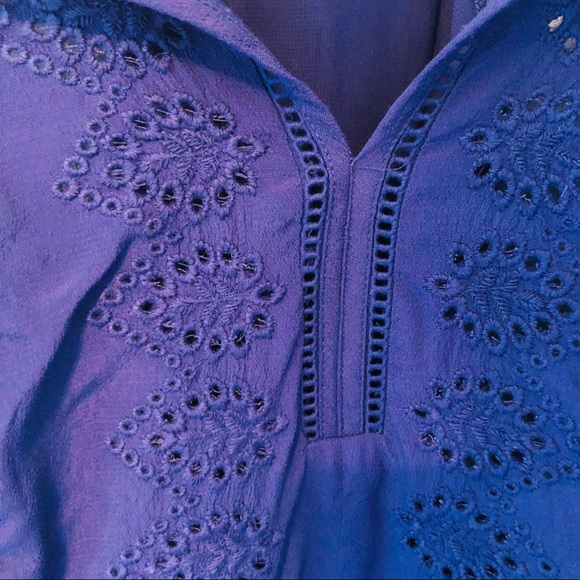 LOFT Purple Dress - Picture 5 of 8